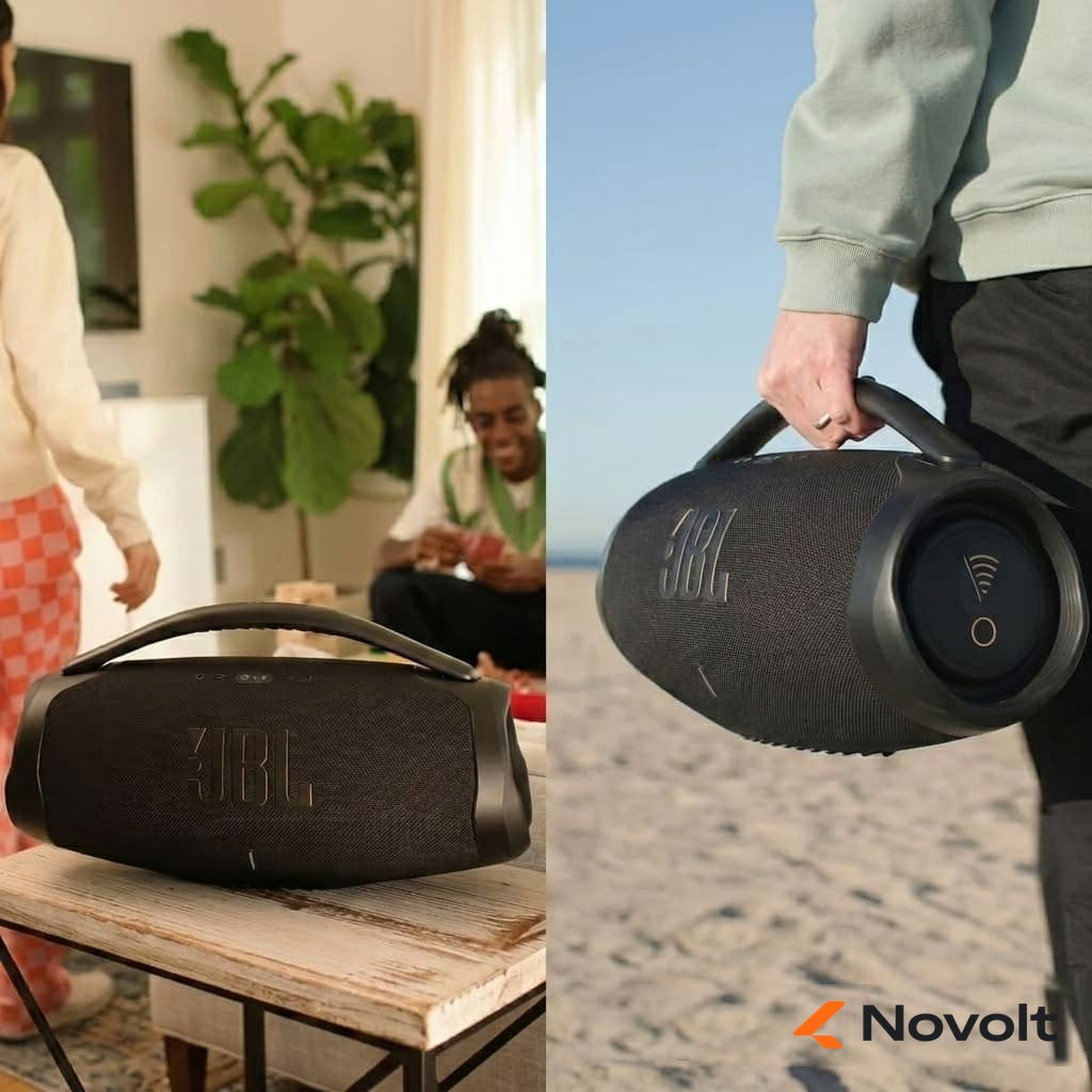 JBL Boombox 3 Wi-Fi w domu i na plaży